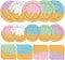 UROINEPA Ice Cream Party Decorations 100Pcs Ice Cream Plates and Napkins for Kids