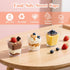 50 Pack 5 oz Rouceyxin Plastic Dessert Cups with Lids and Spoons, Yogurt Parfait Appetizer Cup with Lids for Party