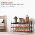 3-Tier Closet, 18-33 Bumusty Expandable Shoe Rack for Adjustable Shoe Rack for Small Space, Small Shoe Organizer