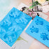 Beasea Dinosaur Soap Mold, 2 Pack 3D Silicone Mat for Mini Chocolate Cake, Fondant, Cookie Baking