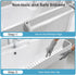 Blgiont Bathtub Splash Guard PlayPad Shelf Area with Strong Suction Cups, Toy Tray Caddy Holder Storage Over Tub