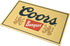 Coors Banquet Bar Mat - 18x12 inches, Non-Slip Rubber Backing, Perfect for Countertop Home Bar Coffee Maker Pet Bowl Compatible