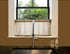 Heritage Lace Ticking Valance, Tan/White, 55" x 15"