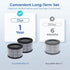 2-Pack Replacement Filter for AROEVE MK01 & MK06, Compatible with ToLife TZ-K1, Kloudi DH-JH01 Air Purifier