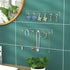 NIUBEE Wall Mounted Necklace Hanger - 4 Pack Acrylic Jewelry Stand Organizer for Bracelets and Rings