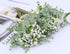 Artificial Eucalyptus Leaf and Babys Breath Bouquets for Wedding Party Home Decor, Pack of 1 (White)