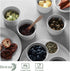 DOWAN 10 oz Ramekins Set of 6, Porcelain Oven Safe Ramekins for Baking, Souffle Bowls, Classic Style