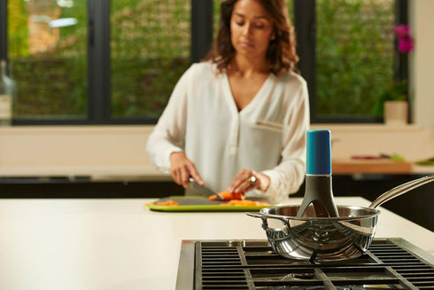 Stirr - The Unique Automatic Pan Stirrer with LED Speed Indicator, Teal