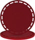 Smithcraft Big Round Silicone Trivet Mat, Hot Pads and Pot Holders for Hot Dishes, Set of 3 Merlot Red Mats