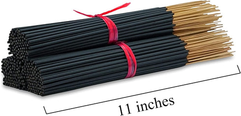 Balsam and Cedar Incense Sticks 11" - 1 Bundle, 85 to 100 Sticks with Long Burn Time, 45 to 60 Minutes