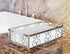 Countertop Silver Guest Towel Holder Tray for Bathroom Napkin Organizer for Disposable Hand Paper Towels, Vanity Napkin