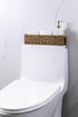 Small Wicker Baskets - Wicker Toilet Basket Tank Topper for Toilet Paper, 1-Pack