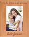CustomGiftsNow The Love Between an Aunt and Nephew Lasts Forever, 4x6 Inch Wood Picture Frame