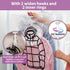meetall 4Pack Hangers.2pcs 26.3x35.4inch(67x90cm) 2pcs 26.3x43.3inch (67x110cm).Work Hanging Vacuum Storage Bag