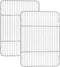 E-far Baking Cooling Rack Set of 2, 16.5"x11.5" Stainless Steel Metal Roasting Cooking Racks for Half Sheet Cookie Pans