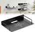 Floating Shelves for Projector, Metal Wifi Router Shelf, Wall Mount for Cable Box, DVD Player, TV Box/Game Console