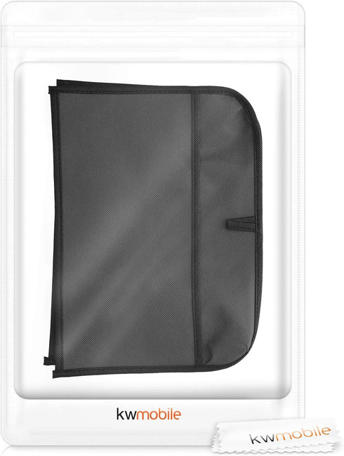 kwmobile Cover Compatible with 2 Slice Toaster - Plastic Case for Dark Grey Bread Toaster Machine