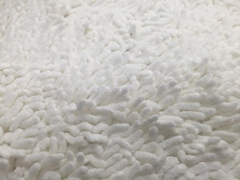 Tache Cotton Chenille High Pile Luxury Bathroom Rug Mat - 20 x 32 - Soft Absorbent Shaggy Rug for Bath Room