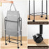50L 7.9 ELYKEN Slim Laundry Hamper with Lid, Small Rolling Laundry Basket on Wheels, Narrow Dirty Cloth Cart