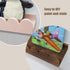 icnjdMopclean Set 4, Wood,16 Inch, Scalloped Shelves for Nursery - Wall Book Shelves for Bedroom Kids, Nursery