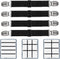 Adjustable Bed Sheet Clips, Heavy Duty Sheet Fasteners Holder Straps for Mattress, Sofa, Couch, Recliner