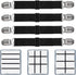 Adjustable Bed Sheet Clips, Heavy Duty Sheet Fasteners Holder Straps for Mattress, Sofa, Couch, Recliner