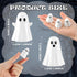 50 Beeveer Pcs Halloween Mini Ghosts Figurines Resin Tiny Ghosts Spooky Small Miniature Figures Tiered Tray Decor
