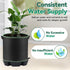 4-Pack 5 OTraki Self Watering Fabric Pot Base, Auto Watering System for Gallon Fabric Pots, Plastic Plant Saucer Stand