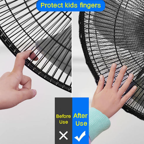 Fan Cover for 16 Inch High Velocity Floor Fan, Dustproof Net Mesh Cover for 16 in Table Floor Fan, Children Finger
