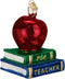 Old World Christmas Teacher Gifts, Glass Blown Ornaments for Christmas Tree, Apple