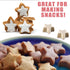 Star Chocolate Mold 2 Pack, Candy Silicone Molds, Star Shape Gummy Molds, Jello Molds, Cookie Molds for Baking (2pcs)