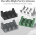 Silicone Soap Holder, Self Draining Waterfall Drying Tray, Soap Dish for Shower Wall (3PCS)