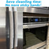Set of 6 Washable Velvet Fabric Refrigerator Door Handle Covers, Silver Grey for Fridge Microwave Stove Dishwasher
