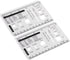 2Pcs Culinary Ruler Acrylic Mini Cutting Reference Template, Essential Kitchen Tool for Cooking Measurement