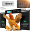 Extra Large Automatic Chicken Coop Door Solar Powered with Remote - LCD