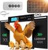 Extra Large Automatic Chicken Coop Door Solar Powered with Remote - LCD