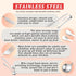 Cheese Butter Spreader Knife Set, 16 Pieces Charcuterie Accessories, Stainless Steel Spreader Knives, Mini Serving