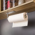 SUNTECH Paper Towel Holder Under Cabinet - Self Adhesive Wall Mount for Kitchen & Bathroom, Stainless Steel Organizer