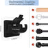 8PCS No Drill Curtain Rod Brackets, Self Adhesive Curtain Rod Holder Hooks, Nail Free Curtain Rod Hooks for Bathroom