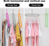 Closet Organizers and Storage, College Dorm Essentials, Multifunctional Magic Hangers with 9 Holes