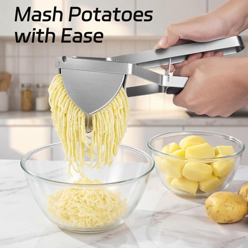 SPEENSUN Potato Ricer, Heavy Duty Stainless Steel Potato Masher for Fluffy Mashed potatoes & Baby Food | Dishwasher
