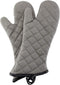 ARCLIBER Oven Mitts - 1 Pair of Terry Cloth Lining Heat Resistant Kitchen Gloves, 15 Inch