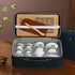 Set Set Set 6 Gaiwan6) Chinese Tea Traditional, Chinese Kung Fu Tea for Adults, Gaiwan Tea with Cups (QLJS