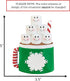 6 2025 Personalized Marshmallow Family of Christmas Ornament | Hot Cocoa & Chocolate Cup for Xmas Tree First Christmas