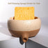 Soap Dish with Drain and Self-Draining Sponge Holder for Sink, Shower, Bathroom, and Kitchen - Rustic Resin Soap Saver