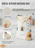 2 Pack 2 Reusable Beeswax Breads Bag | Organic Sourdough bread bags for homemade bread | Fridge and Freezer friendly