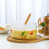 WHJY 56oz Small Glass Cooking Pot with Lid, Heat Resistant Borosilicate Glass Simmer Pot, Soup Pot