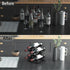 Countertop Wine Rack, 6 Bottles Storage Capacity, Modern Metal Wine Bottle Holder for Bar, Cabinet, Pantry