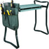 Smartxchoices Folding Garden Kneeler Seat Garden Bench Stool with Handles, Multi-use Pouch,