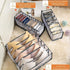 3 Set Underwear Organizer, Foldable Bra Underwear Drawer Divider Bins for Socks, Ties, Bras, Gray Storage Compartment